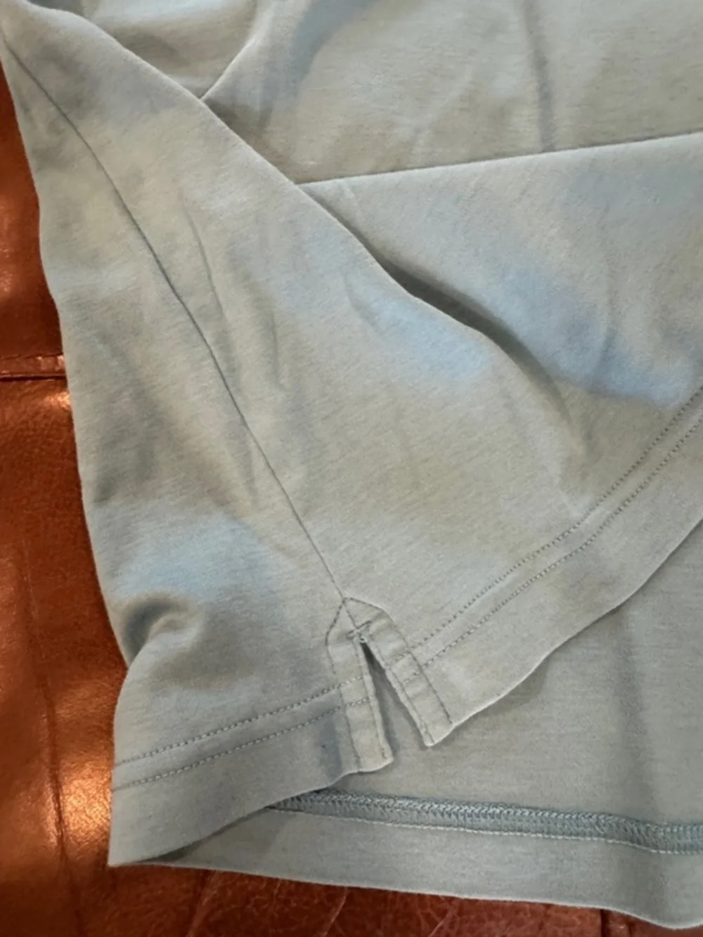 Banana Republic Blue Short-Sleeve Cotton Polo